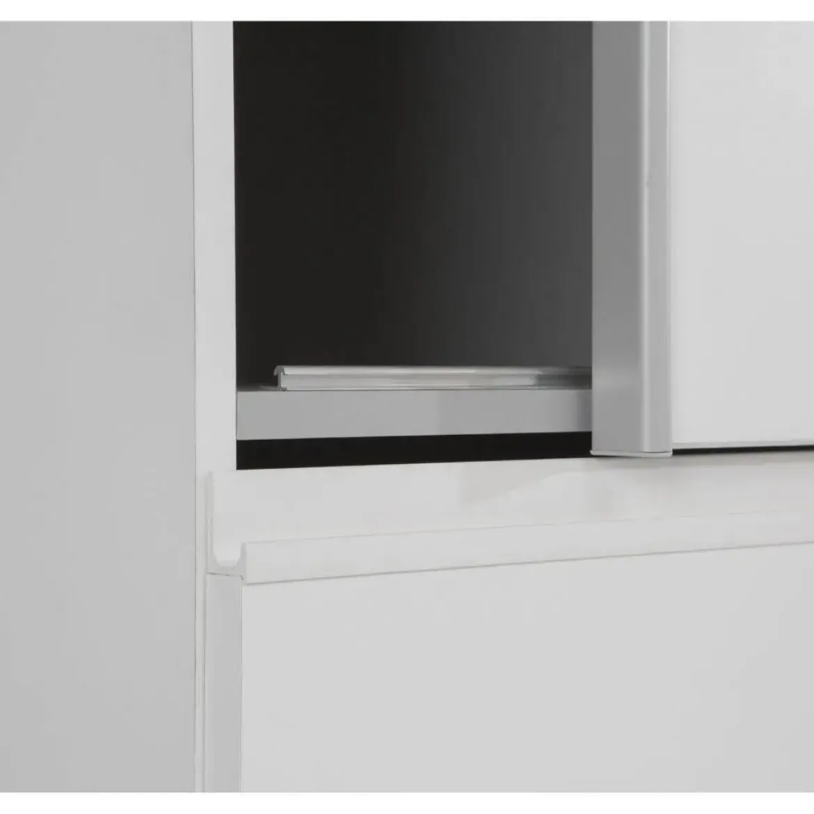 Armario 2 Puertas 3 Cajones en Blanco Mate con Cajonera Exterior W2QS323E71-120