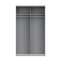 Armario 2 Puertas Correderas Blanco y Roble Sonoma WNPS423E1-Q89