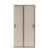 Armario 2 Puertas Correderas Melamina Mauvella-Beig ELBA A031EL17MVG