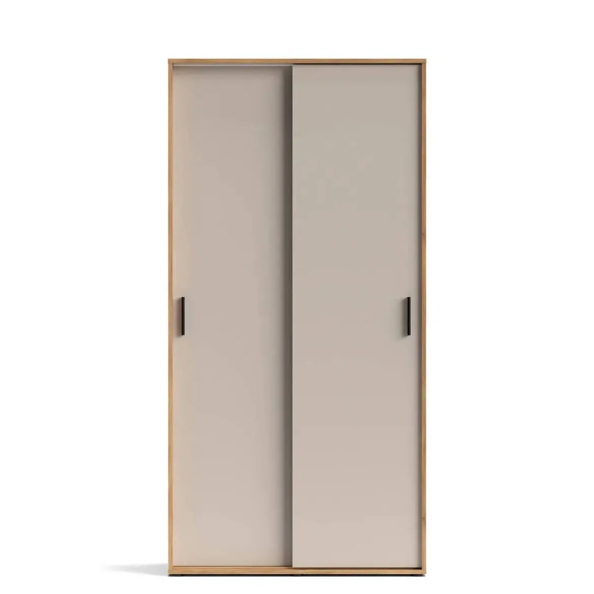 Armario 2 Puertas Correderas Melamina Mauvella-Beig ELBA A031EL17MVG