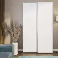 Armario Recibidor Blanco con Puertas Correderas HMNS62232-120