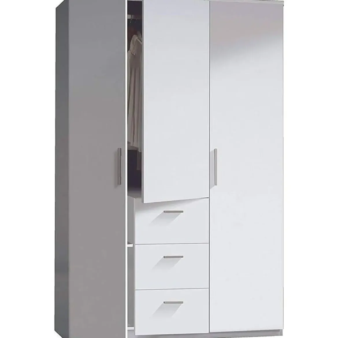 Armario Tres Puertas y Tres Cajones WARD WRD353BO