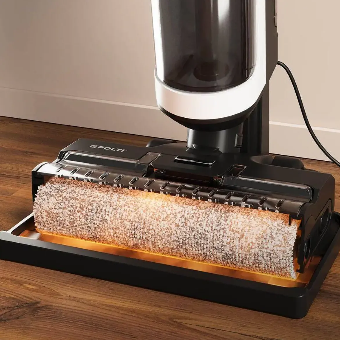Aspirador Escoba 2 en 1 con Vapor Polti ROLLYSTEAM WD30C