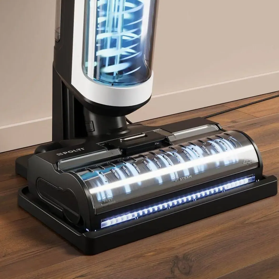 Aspirador Escoba 2 en 1 con Vapor Polti ROLLYSTEAM WD30C