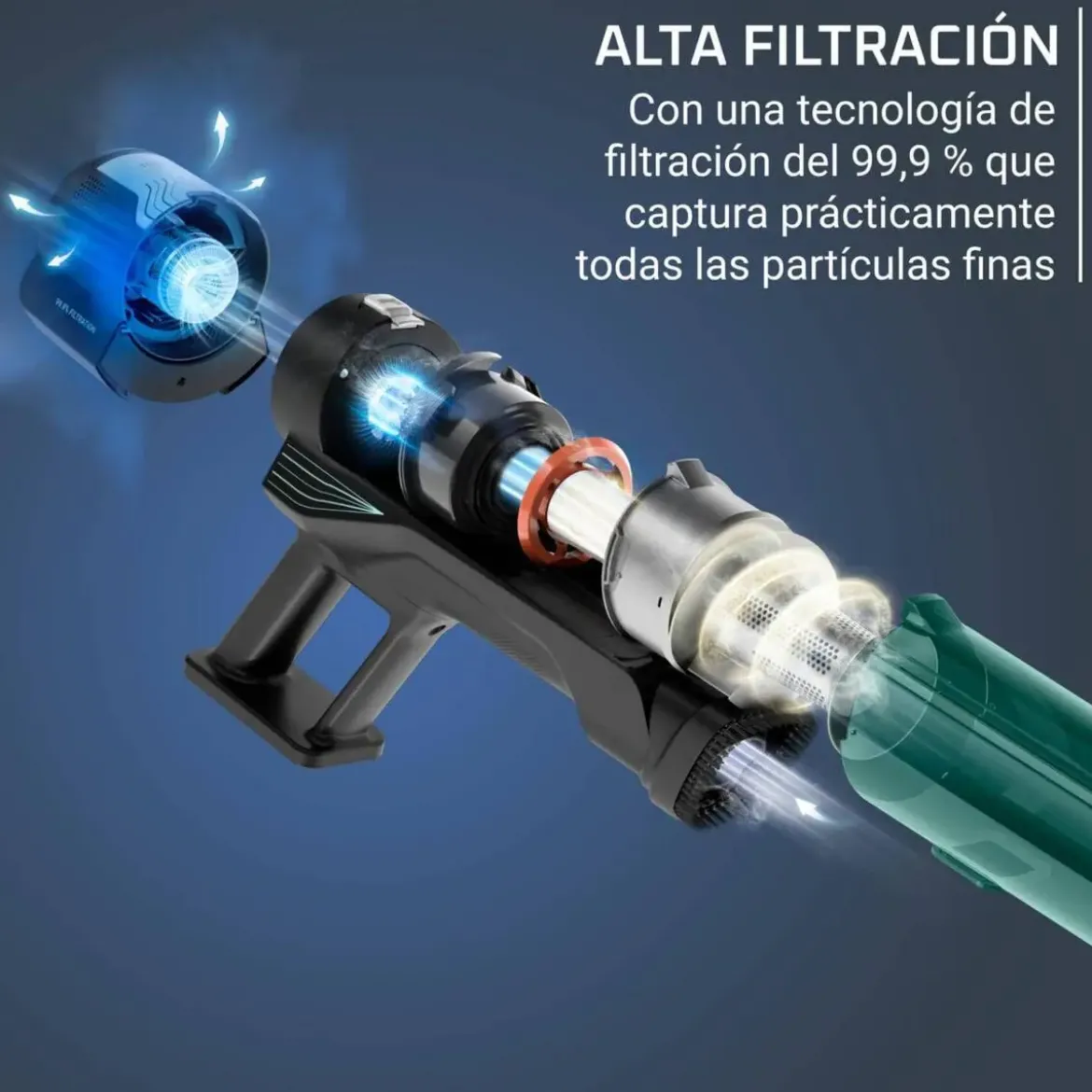 Aspirador Escoba Sin Cable ROWENTA hasta 45 Minutos