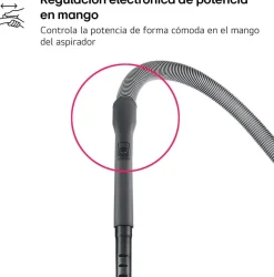 Aspirador sin Bolsa Ciclónico 650W 1.1L Filtro HEPA LG VC5506NHTB