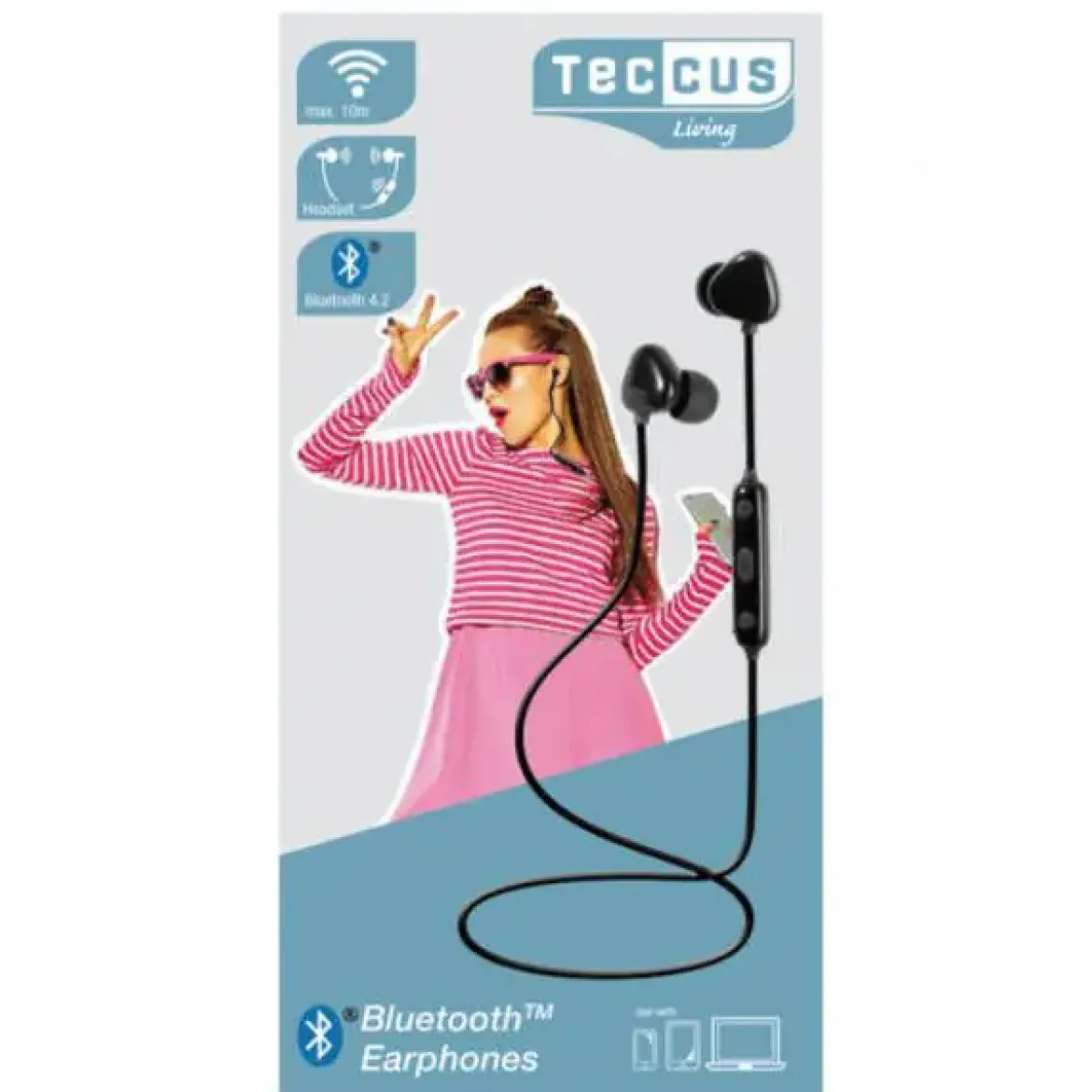 Auriculares bluetooth VIVANCO CSRAIR237622