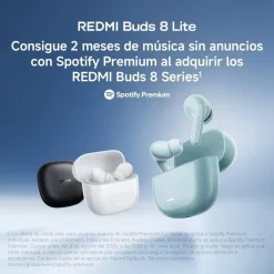 Auriculares Bluetooth Xiaomi Redmi BHR08OLGL Buds 8 Lite Blanco