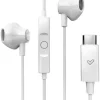 Auriculares con Cable ENERGY SISTEM 45927 EasyPods Type C Snow