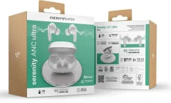 Auriculares con Cancelación de Ruido Serenity Ultra ANC White ENERGY SISTEM R45935