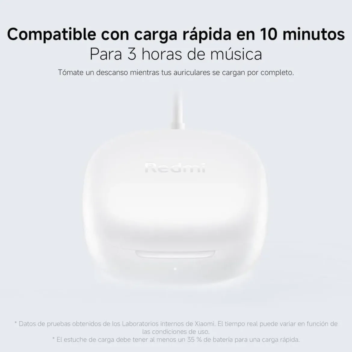 Auriculares Inalámbricos Bluetooth Blancos XIAOMI REDMI BUDS 6 PLAY BHR8773GL