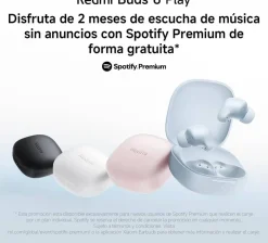 Auriculares Inalámbricos Bluetooth Blancos XIAOMI REDMI BUDS 6 PLAY BHR8773GL