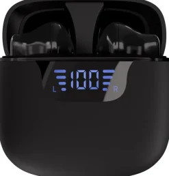 Auricular VIVANCO True Wireless Display Led Negro Micro 63991