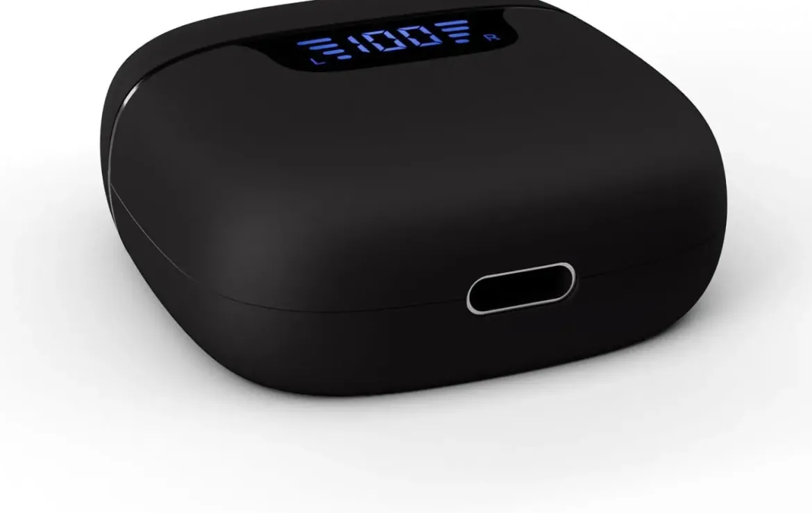 Auricular VIVANCO True Wireless Display Led Negro Micro 63991