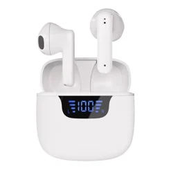 Auricular VIVANCO True Wireless Display Led Blanco Micro 63990