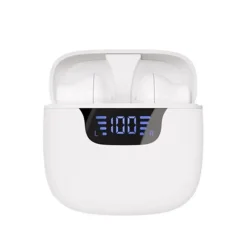 Auricular VIVANCO True Wireless Display Led Blanco Micro 63990