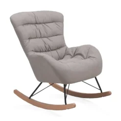 Balancín beige acolchado de estilo nórdico GABAR 10417