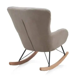 Balancín beige acolchado de estilo nórdico GABAR 10417