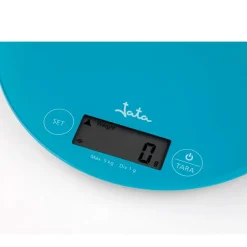 Balanza Cocina JATA 5kg Precisión Cristal LCD Táctil HBAL7230