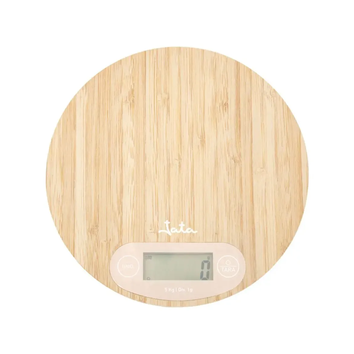 Balanza Electrónica JATA bambú 5kg HBAL1110
