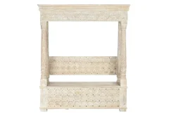 Banco de Interior en Madera de Mango Envejecido Natural MB-208591