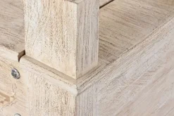 Banco de Interior en Madera de Mango Envejecido Natural MB-208591