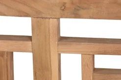 Banco de Jardín de Madera Teca Natural MB-213850