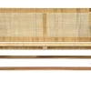 Banco de Jardín de Madera Teca-Ratán Natural MB-199282