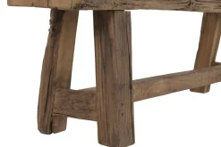 Banco de Madera Reciclada Rústico Color Marrón MB-224030