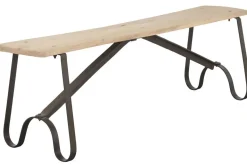 Banco Estructura de Teca y Hierro 155 cm MB-224029