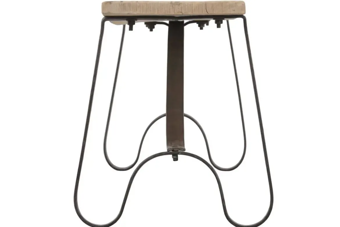 Banco Estructura de Teca y Hierro 155 cm MB-224029