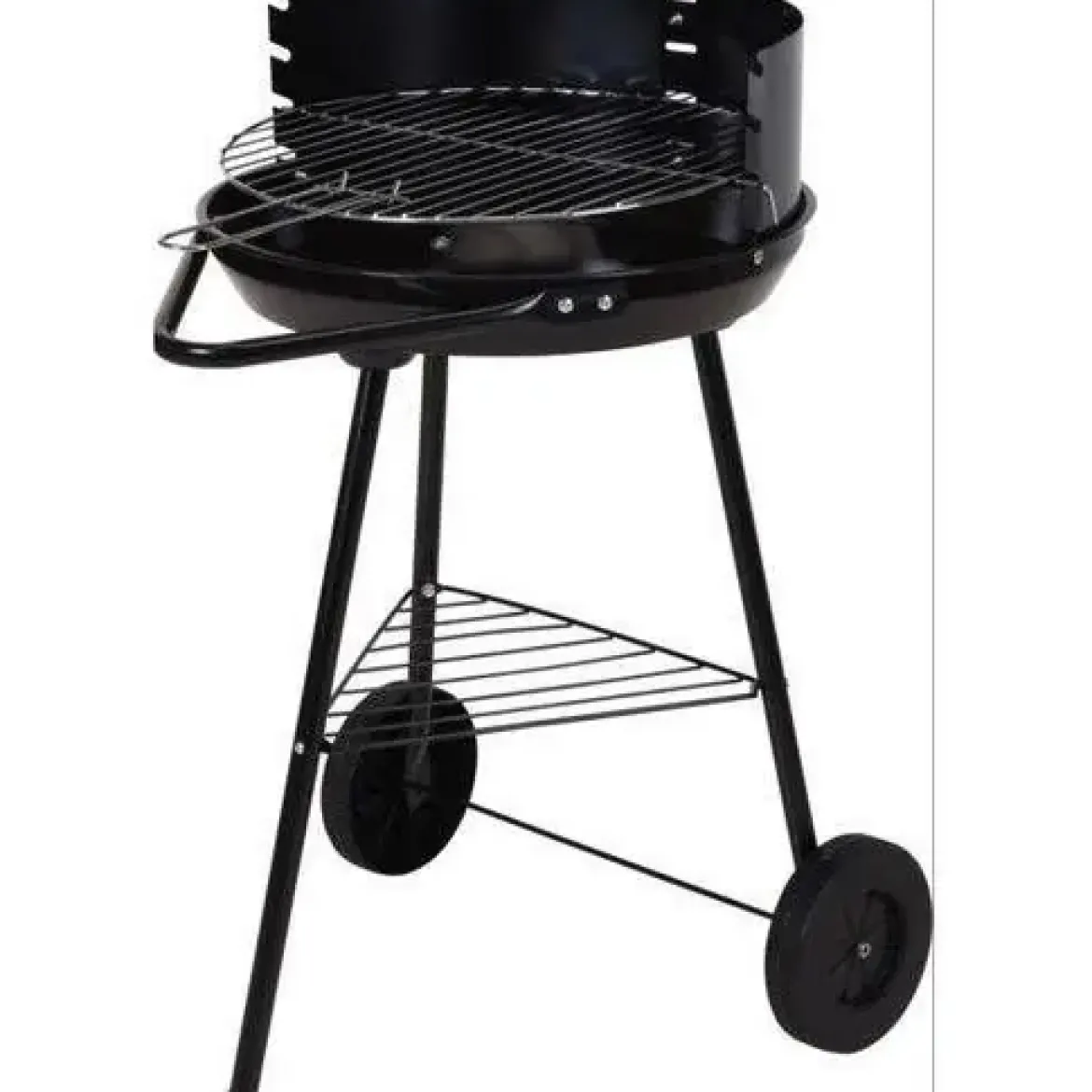 Barbacoa Redonda Carbon Negra Portatil X85000070