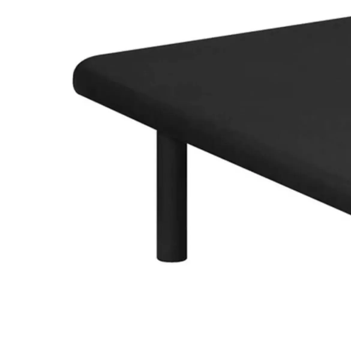 Base Tapizada en color Negro 150x200 cm PIKOLÍN DL12086
