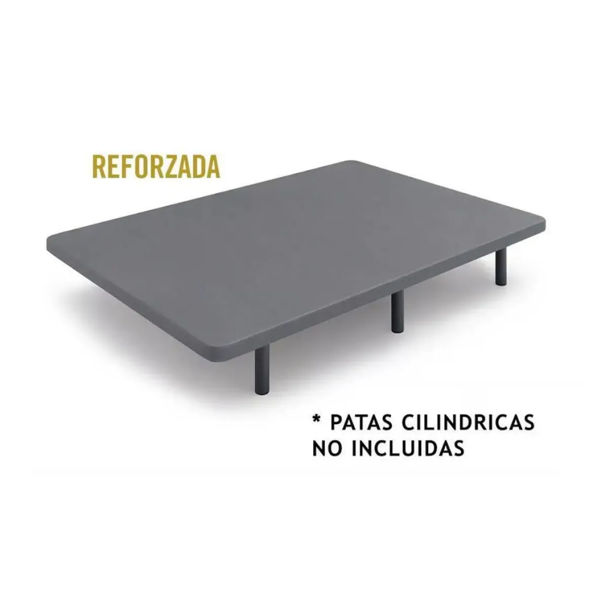Base tapizada 135x200 color Gris DSUEÑOS BT-205