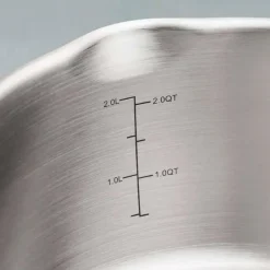 Batería de Cocina 4 Piezas Acero Inoxidable Tramontina TEMPO