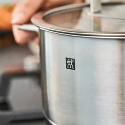 Batería de Cocina 5 Piezas de Acero Inoxidable QUADRO