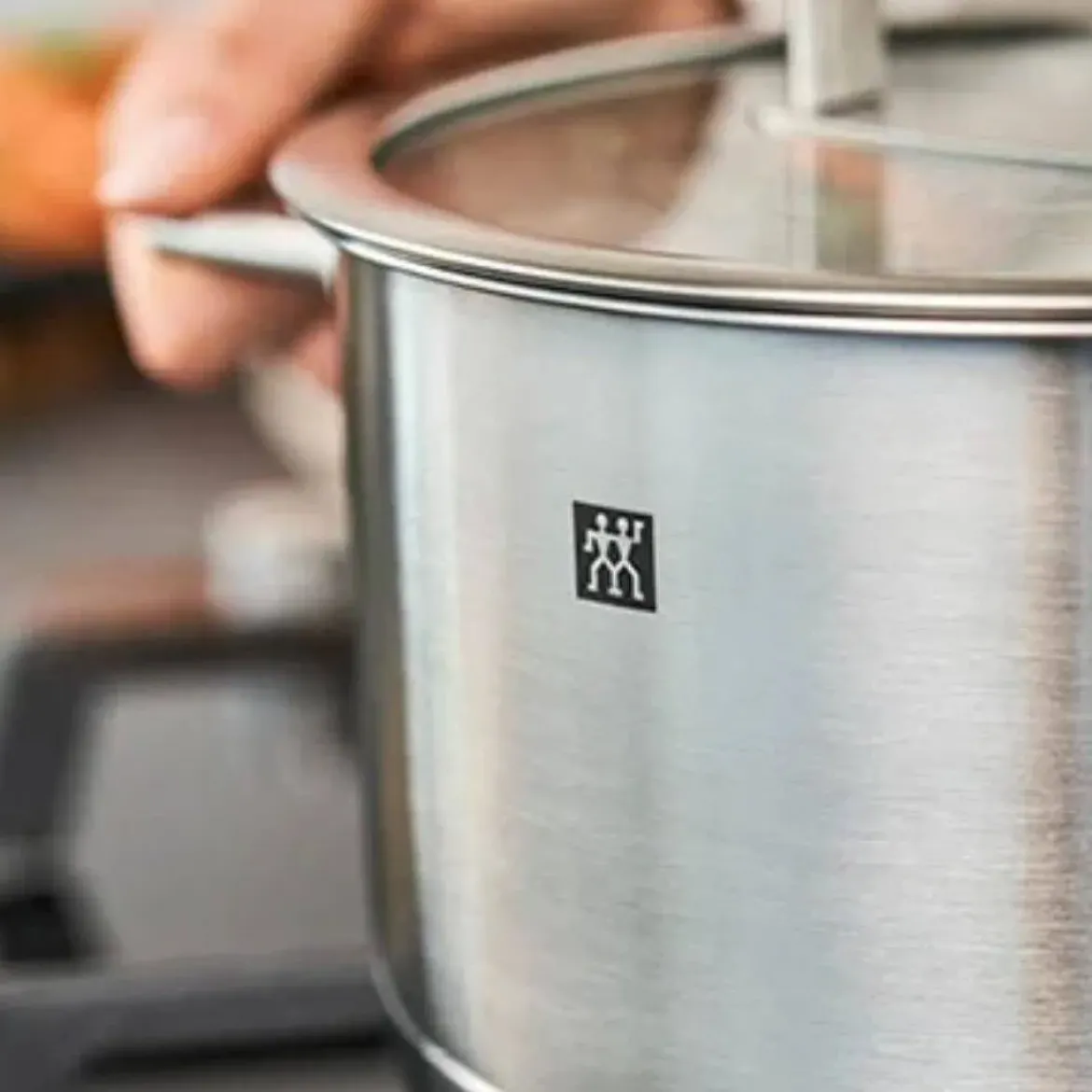 Batería de Cocina 5 Piezas de Acero Inoxidable QUADRO