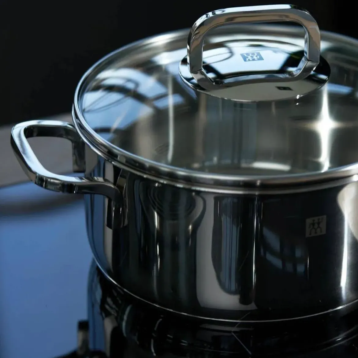 Batería de Cocina 5 Piezas de Acero Inoxidable QUADRO