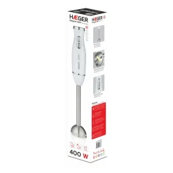 Batidora De Mano HAEGER 400 W Blanca Elegant HB400021A