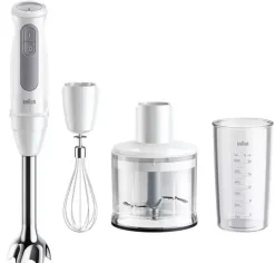 Batidora de Varilla Braun 1000W 21 Velocidades EasyClick Plus MQ50236MWH