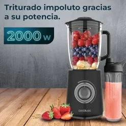 Batidora de Vaso Acero Inoxidable 2000 W POWER BLACK TITANIUM 2000MAX MIX GO 4383