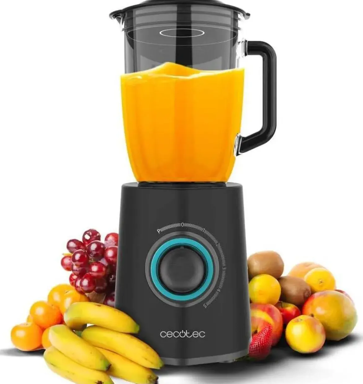 Batidora de Vaso 2300W Power Black Titanium 2300MAX MIX GO CECOTEC 4392