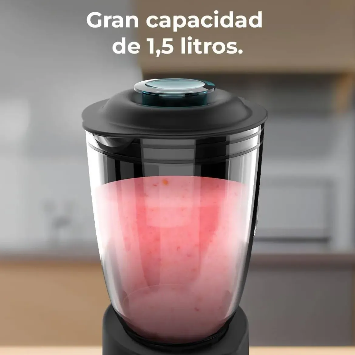 Batidora de Vaso 2300W Power Black Titanium 2300MAX MIX GO CECOTEC 4392