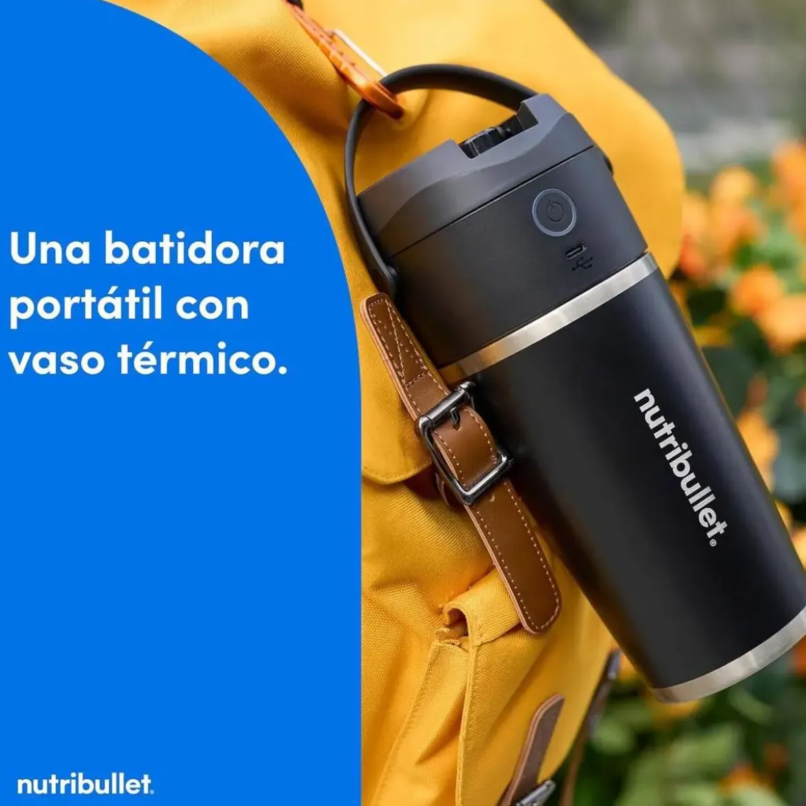 Batidora Nutribullet Flip 11.1V vaso 590ml USB-C NBP016B
