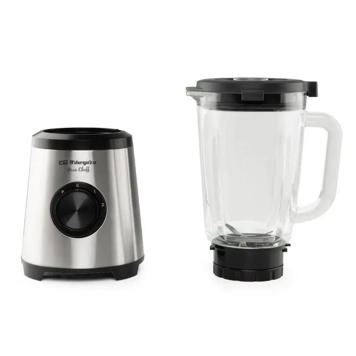 Batidora Orbegozo 1500W 1.75L Inox Pic hielo BV15350