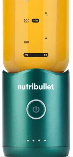 Batidora Personal Portátil Recargable Acero Inox NBP013GR