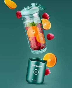 Batidora Personal Portátil Recargable Acero Inox NBP013GR