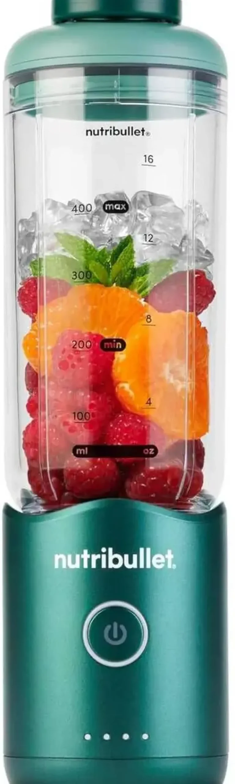 Batidora Personal Portátil Recargable Acero Inox NBP013GR