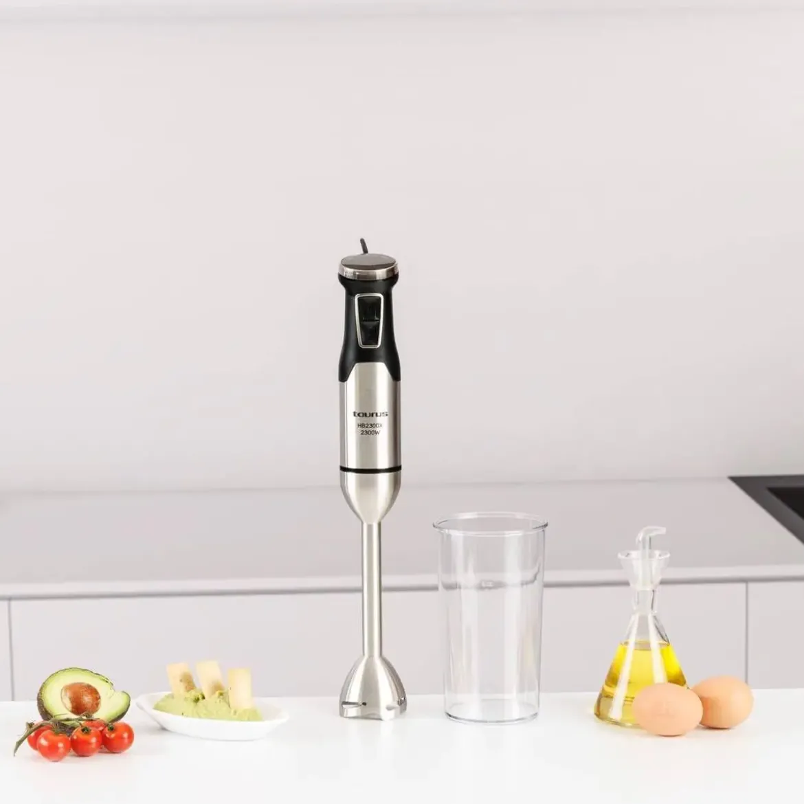 Batidora Picadora Taurus 2300W Full Inox con Función Turbo HB2300X