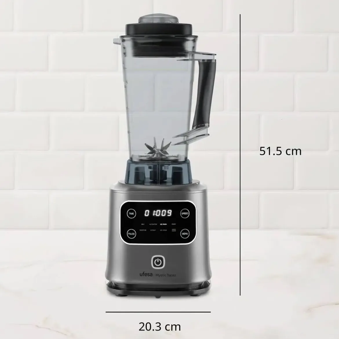Batidora Ufesa 2000W, 8 Programas, Vaso Tritan 2L 70205770